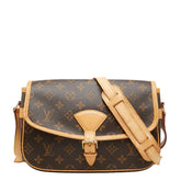 ルイ ヴィトン モノグラム ソローニュ ショルダーバッグ M42250 ブラウン PVC レザー レディース LOUIS VUITTON 【中古】