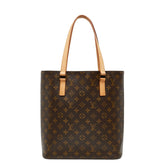 ルイ ヴィトン モノグラム ヴァヴァンGM トートバッグ M51170 ブラウン PVC レザー レディース LOUIS VUITTON 【中古】