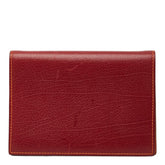 エルメス アジェンダGM 手帳カバー レッド レザー レディース HERMES 【中古】
