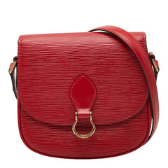 ルイ ヴィトン エピ ミニ サンクルー 斜め掛け ショルダーバッグ M52217 レッド レザー レディース LOUIS VUITTON 【中古】