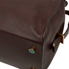 サンローラン カバス ハンドバッグ 394458 ブラウン レザー レディース SAINT LAURENT 【中古】