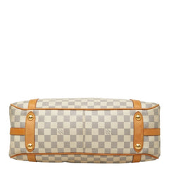 ルイ ヴィトン ダミエ アズール ストレーザPM トートバッグ ショルダーバッグ N42220 ホワイト PVC レザー レディース LOUIS VUITTON 【中古】