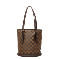 ルイ ヴィトン ダミエ マレ トートバッグ ショルダーバッグ バケツバッグ N42240 ブラウン PVC レザー レディース LOUIS VUITTON 【中古】
