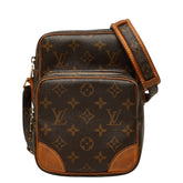 ルイ ヴィトン モノグラム アマゾン 斜め掛け ショルダーバッグ M45236 ブラウン PVC レザー レディース LOUIS VUITTON 【中古】