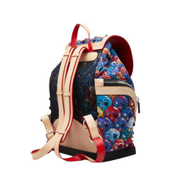 クリスチャンルブタン エクスプローラーファンク スカル バックパック リュック マルチカラー ナイロン レザー ラバー レディース Christian Louboutin 【中古】