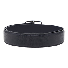 グッチ ベルト 85・34 449716 ネイビー レザー メンズ GUCCI 【中古】