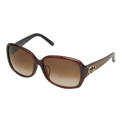 グッチ インターロッキングG サングラス GG3178/K/S ブラウン プラスチック レディース GUCCI 【中古】