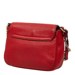 グッチ ソーホー インターロッキングG チェーンショルダーバッグ 323190 レッド レザー レディース GUCCI 【中古】