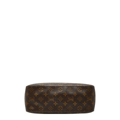 ルイ ヴィトン モノグラム ルーピングGM ワンショルダーバッグ ハンドバッグ M51145 ブラウン PVC レザー レディース LOUIS VUITTON 【中古】