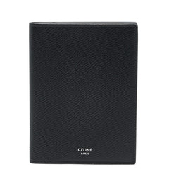 セリーヌ パスポートケース ブラック レザー メンズ CELINE 【中古】