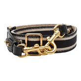 ディオール ショルダーストラップ ブラック ベージュ系 キャンバス レザー レディース Dior 【中古】