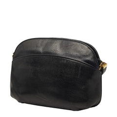 ディオール 斜め掛け ショルダーバッグ ブラック レザー レディース Dior 【中古】