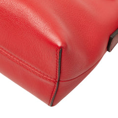 フェンディ バイザウェイ ミニ ハンドバッグ ショルダーバッグ 2WAY 8BL135 レッド ピンク レザー レディース FENDI 【中古】