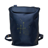 エルメス シェルパ 星を巡る旅展 リュック バックパック ネイビー ナイロン レディース HERMES 【中古】
