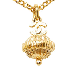 シャネル ココマーク ネックレス ゴールド メッキ レディース CHANEL 【中古】
