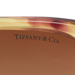 ティファニー スモーク グラデーション フラワー TF4069 ブラウン シルバー メタル プラスチック レディース TIFFANY&Co. 【中古】
