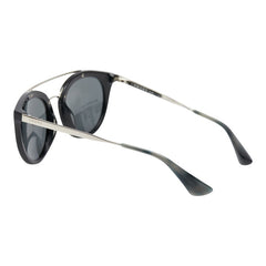 プラダ ダブルブリッジ サングラス SPR23S-F ブラック プラスチック メタル レディース PRADA 【中古】