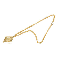 シャネル ココマーク チェーン ペンダント ネックレス ゴールド メッキ レディース CHANEL 【中古】