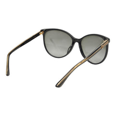 グッチ アジアンフィット インターロッキングG サングラス GG0377SK ブラック プラスチック レディース GUCCI 【中古】