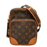 ルイ ヴィトン モノグラム アマゾン 斜め掛け ショルダーバッグ M45236 ブラウン PVC レザー レディース LOUIS VUITTON 【中古】