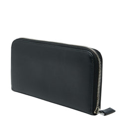プラダ ラウンドファスナー 長財布 ブラック サフィアーノレザー レディース PRADA 【中古】