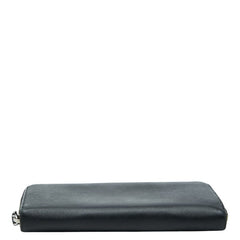 プラダ ラウンドファスナー 長財布 ブラック サフィアーノレザー レディース PRADA 【中古】