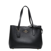 コーチ ショルダーバッグ トートバッグ 2WAY F48733 ブラック レザー レディース COACH 【中古】