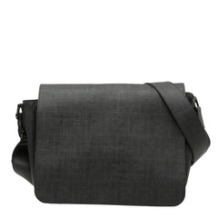 フェンディ ズッカ 斜め掛け ショルダーバッグ 7VA258 グレー ブラック PVC レディース FENDI 【中古】