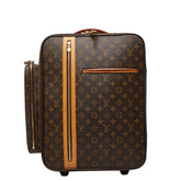 ルイ ヴィトン モノグラム トロリー50 ボスフォール キャリーバッグ スーツケース M23259 ブラウン PVC レザー メンズ LOUIS VUITTON 【中古】