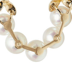 ミキモト 真珠 K14YG イエローゴールド アコヤパール4.4~5.3mm ペンダントトップ ネックレス レディース MIKIMOTO 【中古】