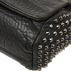 エム シー エム スタッズ ハンドバッグ ショルダーバッグ 2WAY ブラック レザー レディース MCM 【中古】
