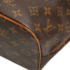 ルイ ヴィトン モノグラム パレルモPM ハンドバッグ ショルダーバッグ 2WAY M40145 ブラウン PVC レザー レディース LOUIS VUITTON 【中古】