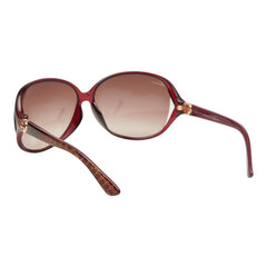 グッチ インターロッキングG ハート サングラス GG3792/F/S ワインレッド ボルドー プラスチック レディース GUCCI 【中古】