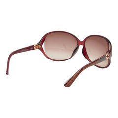 グッチ インターロッキングG ハート サングラス GG3792/F/S ワインレッド ボルドー プラスチック レディース GUCCI 【中古】