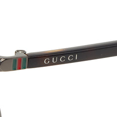 グッチ サングラス GG0065SK ブラウン プラスチック メタル レディース GUCCI 【中古】