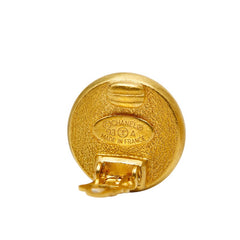 シャネル グリポア ヴィンテージ イヤリング 93A ゴールド レッド メッキ レディース CHANEL 【中古】