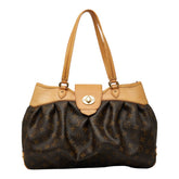 ルイ ヴィトン モノグラム ボエシMM ハンドバッグ トートバッグ M45714 ブラウン PVC レザー レディース LOUIS VUITTON 【中古】