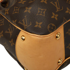 ルイ ヴィトン モノグラム ボエシMM ハンドバッグ トートバッグ M45714 ブラウン PVC レザー レディース LOUIS VUITTON 【中古】