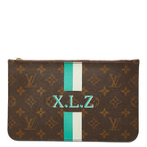 ルイ ヴィトン モノグラム ネヴァーフル付属品 ポーチ ミニクラッチバッグ ブラウン PVC レザー レディース LOUIS VUITTON 【中古】