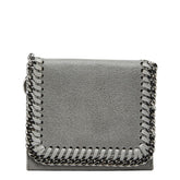 ステラマッカートニー ファラベラ 三つ折り財布 グレー ポリエステル レディース Stella McCartney 【中古】