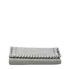 ステラマッカートニー ファラベラ 三つ折り財布 グレー ポリエステル レディース Stella McCartney 【中古】