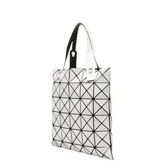 イッセイミヤケ バオバオ ルーセント トートバッグ ホワイト PVC レディース ISSEY MIYAKE 【中古】