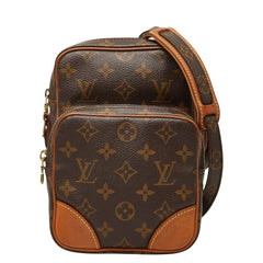 ルイ ヴィトン モノグラム アマゾン 斜め掛け ショルダーバッグ M45236 ブラウン PVC レザー レディース LOUIS VUITTON 【中古】