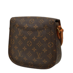 ルイ ヴィトン モノグラム ミニ サンクルー ショルダーバッグ M51244 ブラウン PVC レザー レディース LOUIS VUITTON 【中古】