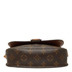 ルイ ヴィトン モノグラム ミニ サンクルー ショルダーバッグ M51244 ブラウン PVC レザー レディース LOUIS VUITTON 【中古】