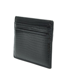 サンローラン 型押し カードケース パスケース 370778 ブラック パテントレザー レディース SAINT LAURENT 【中古】