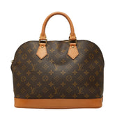 ルイ ヴィトン モノグラム アルマ ハンドバッグ M51130 ブラウン PVC レディース LOUIS VUITTON 【中古】