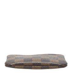 ルイ ヴィトン ダミエ ポシェット クレ コインケース キーケース N62658 ブラウン PVC レザー レディース LOUIS VUITTON 【中古】