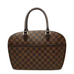 ルイ ヴィトン ダミエ サリア オリゾンタル ハンドバッグ N51282 ブラウン PVC レザー レディース LOUIS VUITTON 【中古】