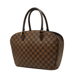 ルイ ヴィトン ダミエ サリア オリゾンタル ハンドバッグ N51282 ブラウン PVC レザー レディース LOUIS VUITTON 【中古】